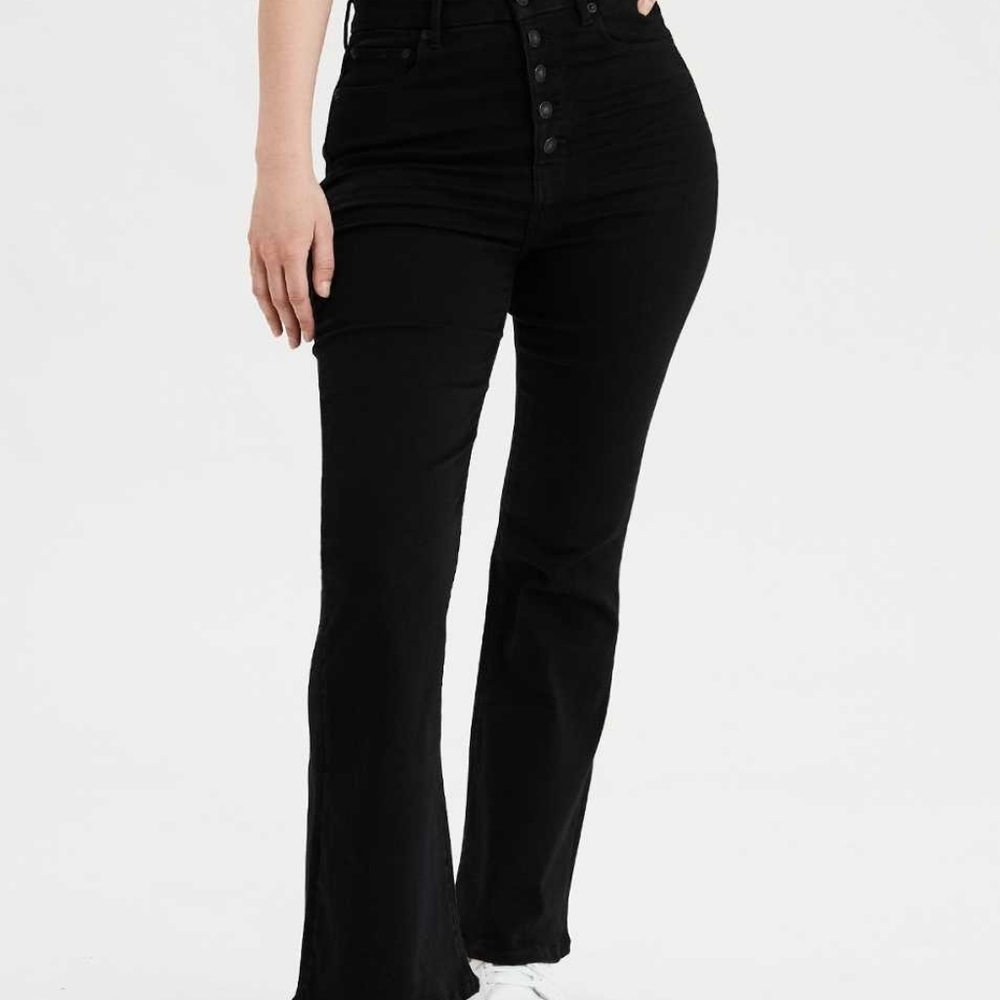 NEW aeo curvy high waisted flare